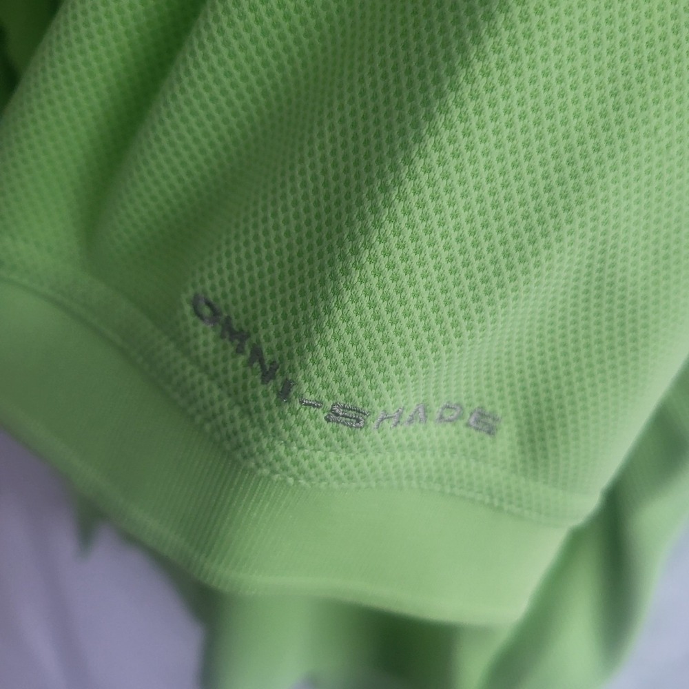 Colombia pfg omni-shade performance polo shirt fishing xs lime‎ green visibility - Picture 4 of 6